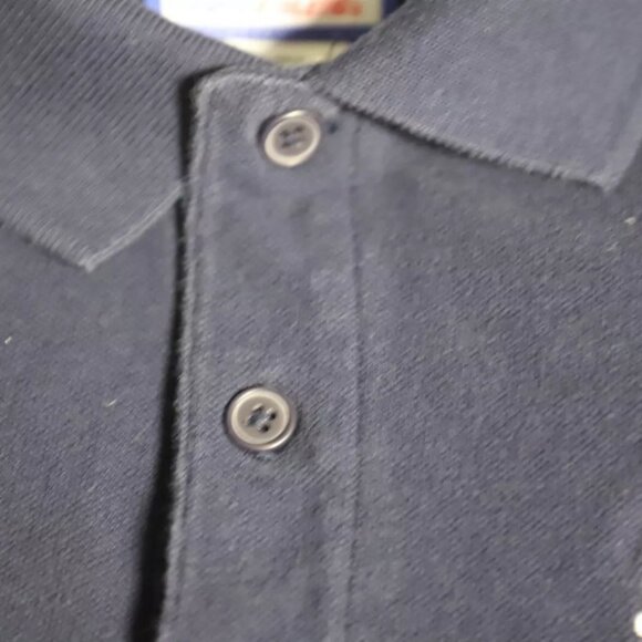 Vintage Logo Athletic Polo Shirt Mens M Blue Super Bowl XXXVI New Orleans 2002 - Picture 5 of 9